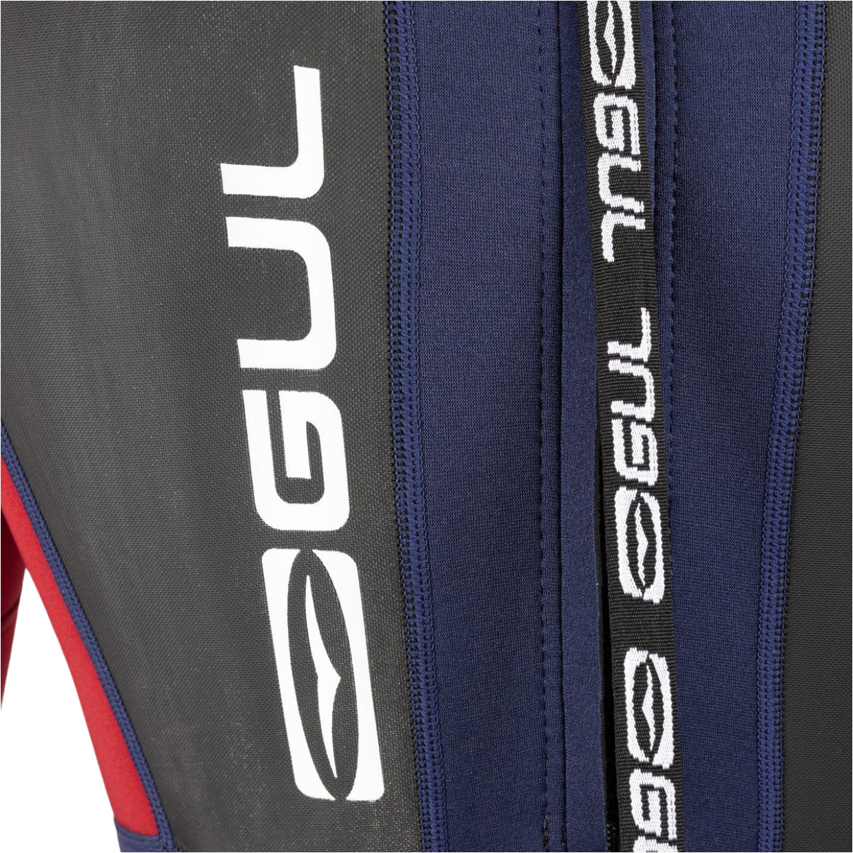 Gul Mens Response 3/2mm Flatlock Back Zip Wetsuit RE1321-C1 - Red / Navy